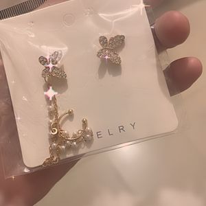 2 Pintresty Korean Long Chai  Earings