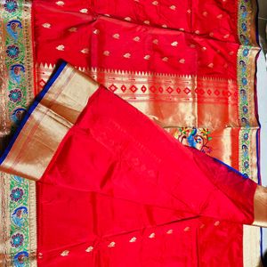 paithani saree with blouse piece