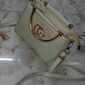 White Sling Bag