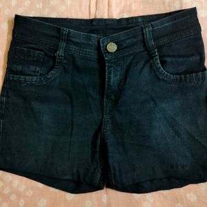 Combo Denim Shorts