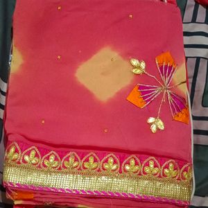 Pink Colour Saree