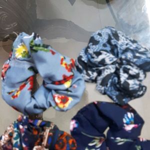 10 Multicoloured Scrunchies