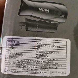 Nova Hair Dryer