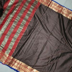 Very Beautiful Border ❤️🤎 Saree