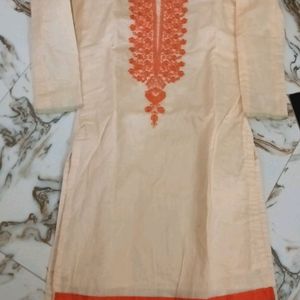 Chanderi Suit With Leggings Duppata