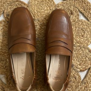 Brown loafers