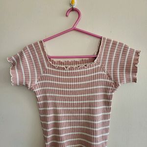 Babypink Ribbed Top