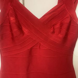 Red Bodycon Party Dress