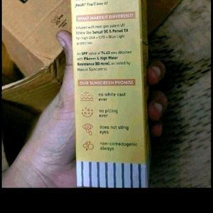 Sunscreen SPF 50 Vitamin C+E New Sealed Pack