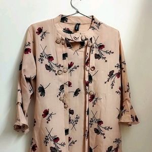 Flowers Design Tunic Top 🥀