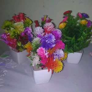 Artificial Flowers With Vase (4 Products)