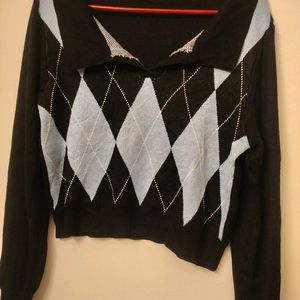 Korean Crop Sweater