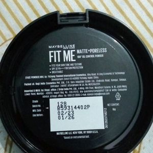 Maybelline New York Fit Me Oil Control Powder