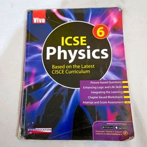 CLASS 6TH ICSE PHYSICS, CHEMISTRY  BOOKS