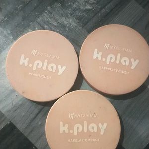 2 Blush And 1 Compact Powder