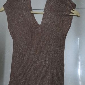 Gold Brown Top