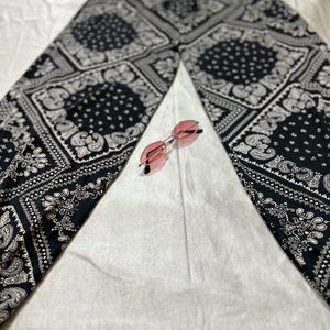 Bandana Print Trouser For Womens Price Drop