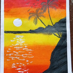 Sunset Drawing ☀️