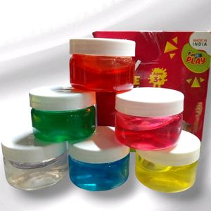 SNEKI Slime Multicolour. Pack Of 6