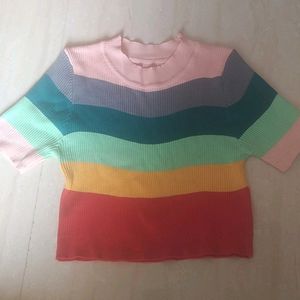 Rainbow Crop Top