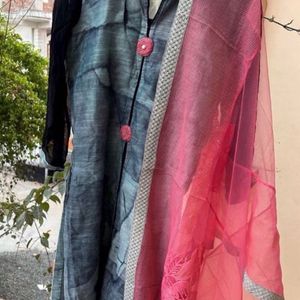 DUPATTA KURTA HAND WORK