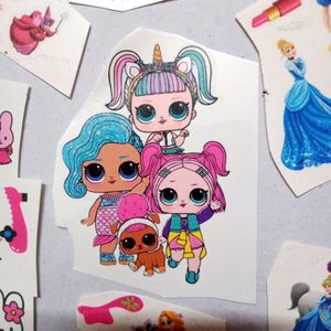 Cute Cartoon Tattoo Stickers 😍💫