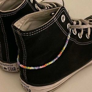 Multicolor Beaded Shoe Charm 🌸✨