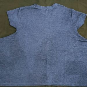 Amazing Nevy Blue Colour Top With Round Neck