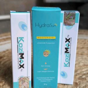 Kozimax And Hydrasun Spf Combo