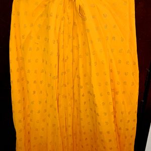 Beautiful Mustard Lehenga Choli With Dupatta