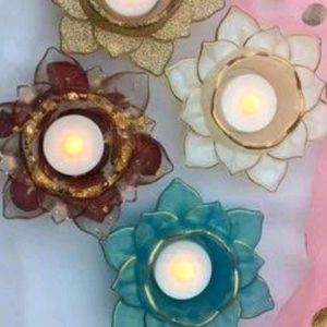 Resin Candle Holder