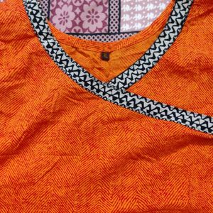 Orange Angrakha / Anaarkali