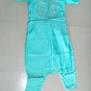 New Sea Green Kurta Set