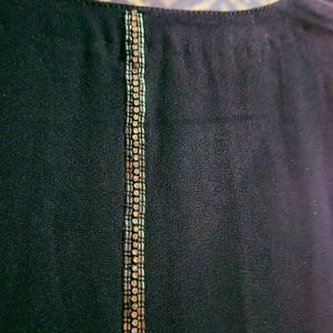 Rhinestone Work On Both Side Burkah And Hijab