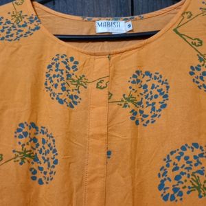 PRINTED KURTA WITH POCKETS