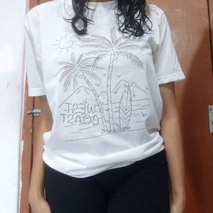 White Hawaii Tee