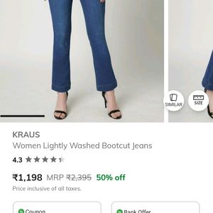 Kraus High rise Bootcut Jeans