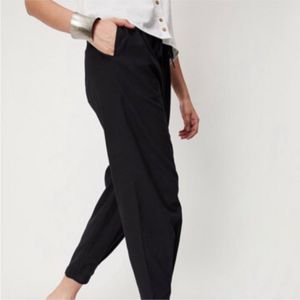 Black Cotton Pants