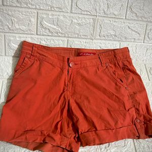 Orange Color Shorts