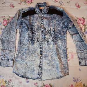 Denim Print Shirt