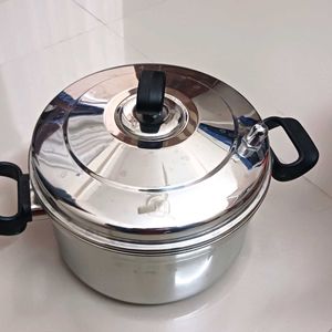 "New" VINOD INDUCTION IDLI COOKER With 4 Idl Plate