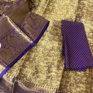 Unique collection Purple Tissue Saree