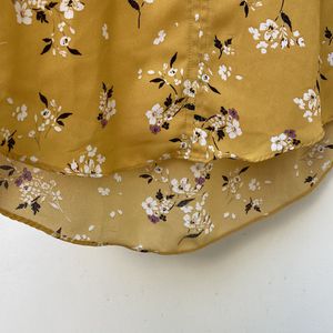 H&M Yellow Floral Top