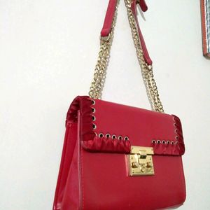 Hot Red Sling Bag