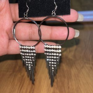 Black Stone Earrings