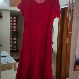 Pink anahi Kurti