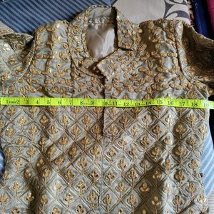 Short Festive Kurta With Dupatta