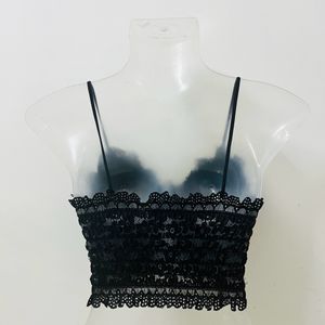 Black Bralette Top