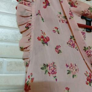 Floral Pink Casual Top