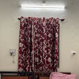 Maroon Curtains